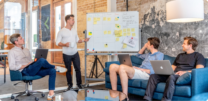 Group of Employess in Meeting Room